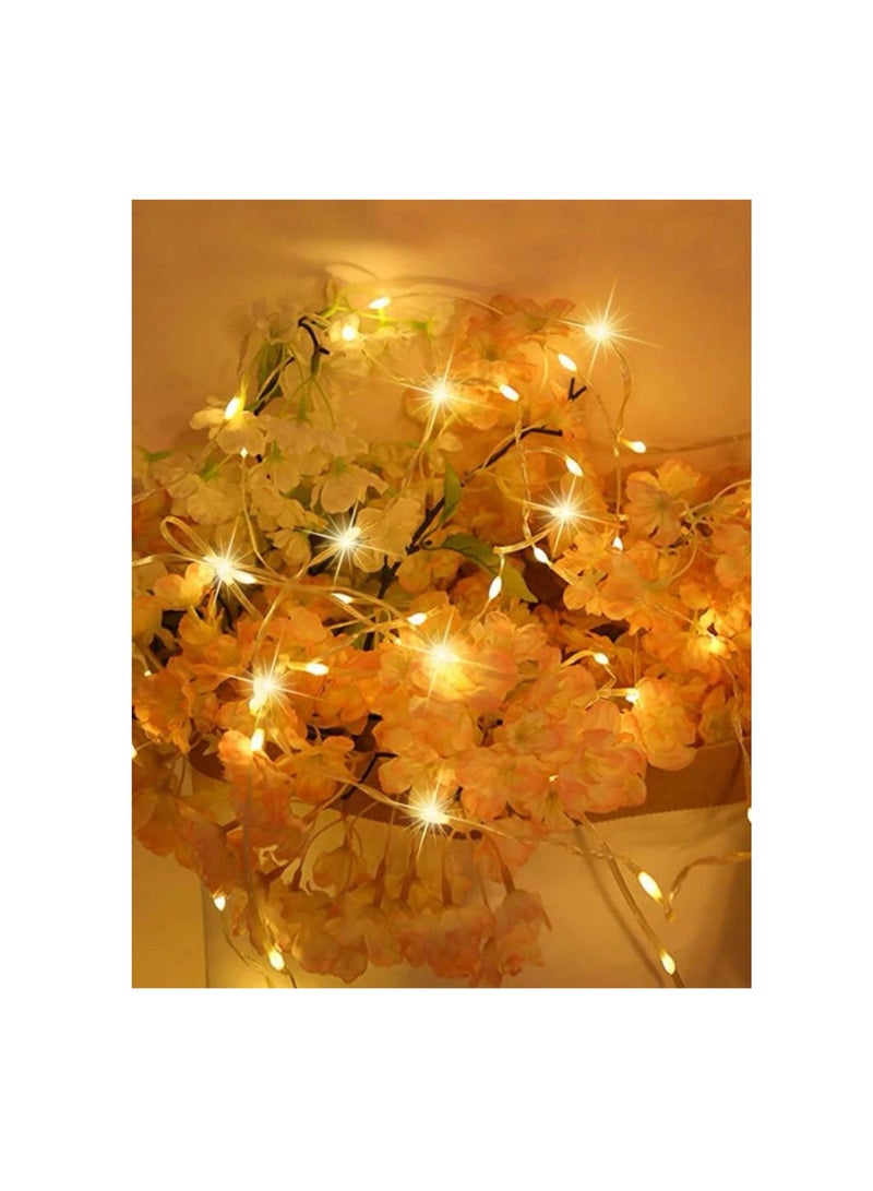 سلسلة إضاءة زخرفية بطول 10 أمتار، سلسلة إضاءة متعددة الوظائف للاستخدام الداخلي والخارجي، وحفلات الزفاف، والحفلات، والديكور. - Image 2